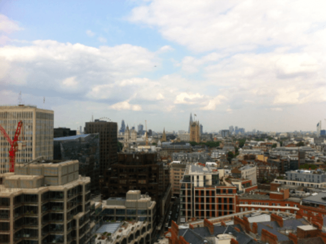 View from Westminster Cathedral bell-tower