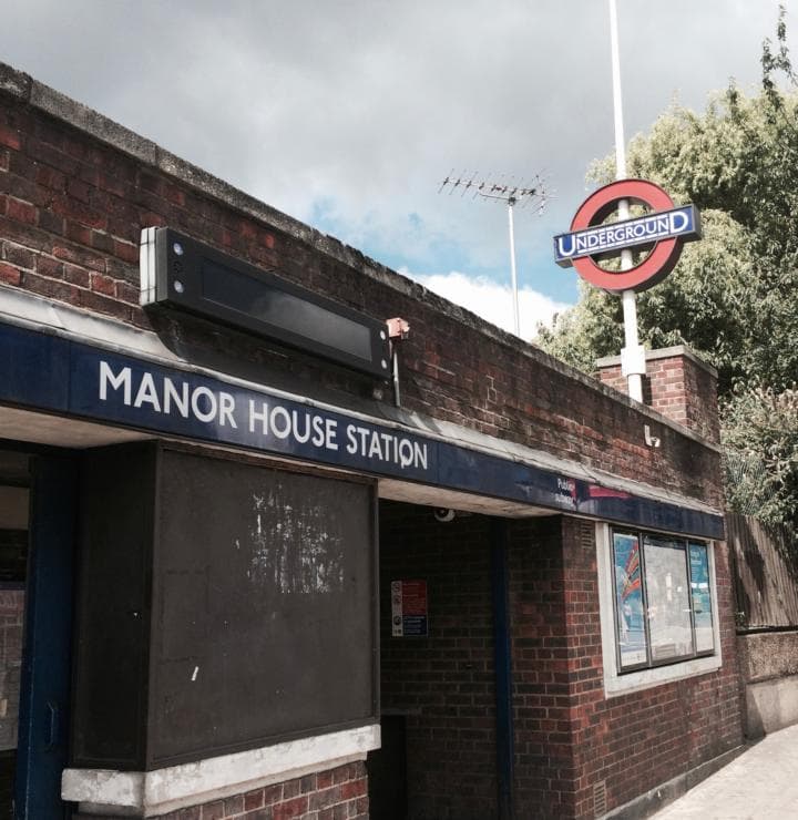 Manor House station on a warm summer's day - gateway to a great day out in London