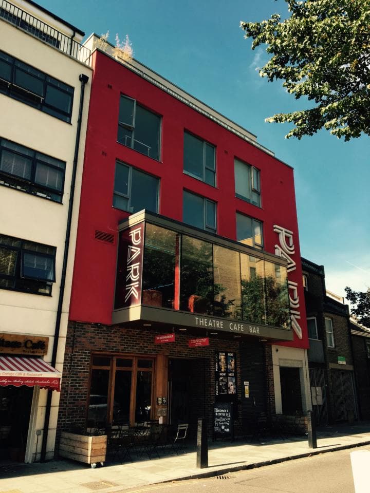 The warm and welcoming exterior of the Park Theatre